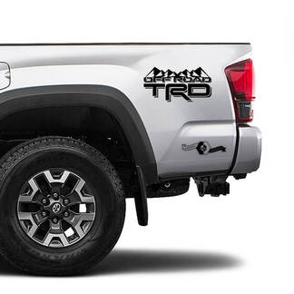 TRD 4x4 Off Road TOYOTA Forest Mountains Decals Stickers for Tacoma Tundra 4Runner Hilux side