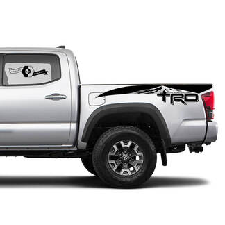 TRD off road Mountains Style for Side Truck Decals Stickers for Tacoma Tundra Hilux 4Runner #4