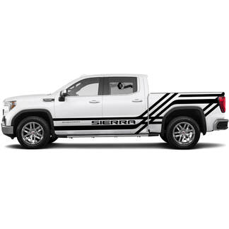 Wrap Side Lines Decals For GMC Sierra 1