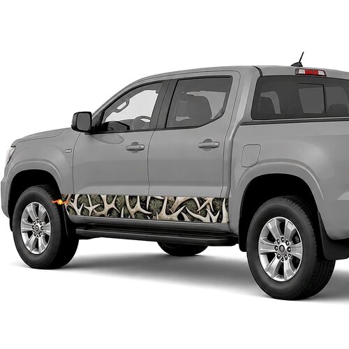 Antler Forest Pattern side stripes rocker panel decals stickers for Trucks