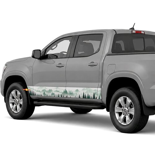 Pine Forest Fog side stripes rocker panel decals stickers for Trucks