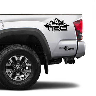 TRD Off Road TOYOTA Snow Mountain Eagle Decals Stickers for Tacoma Tundra 4Runner Hilux side