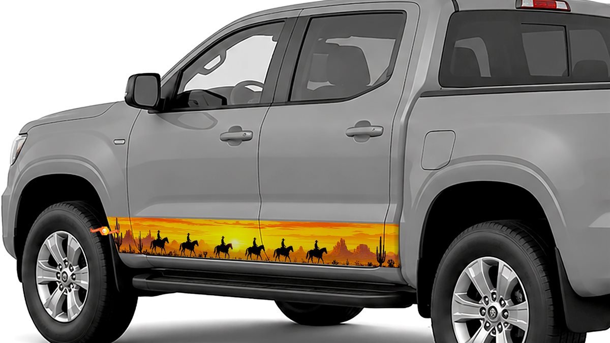 Rocker panel decals